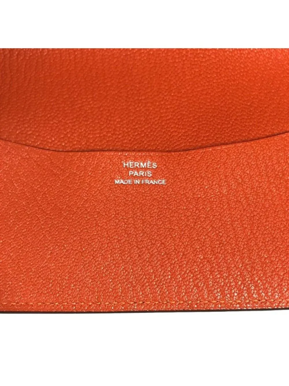 Hermes Notebook Cover Agenda GM Chevre Orange